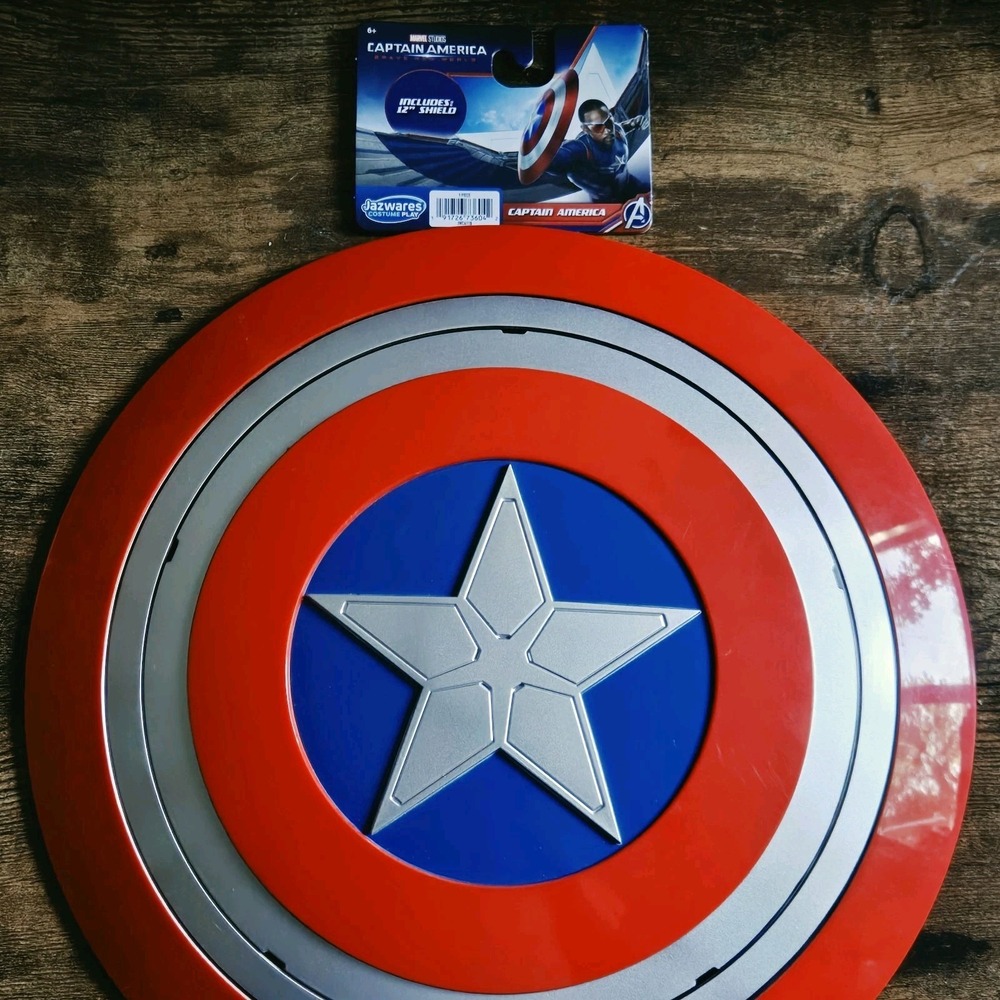 Jazwares Captain America Shield Kids 12" Red Excellent Movie Prop Accessory